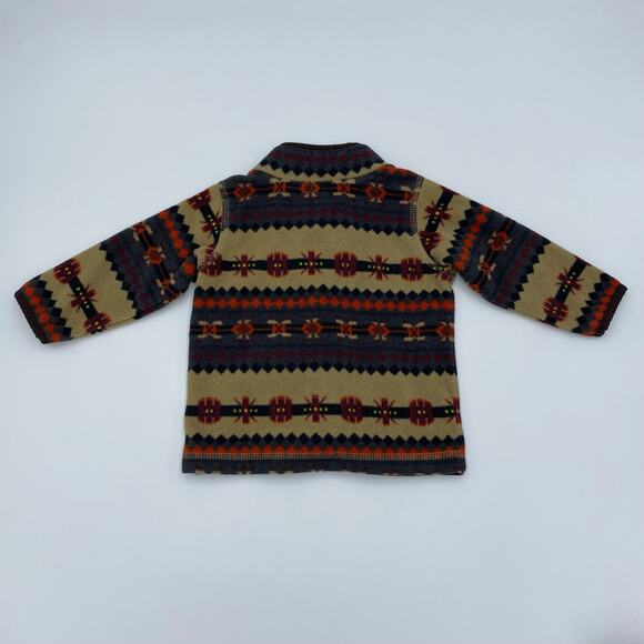 Carter's Boy's Southwest Print Fleece Full Zip Sweater Size 9M - Picture 7 of 7